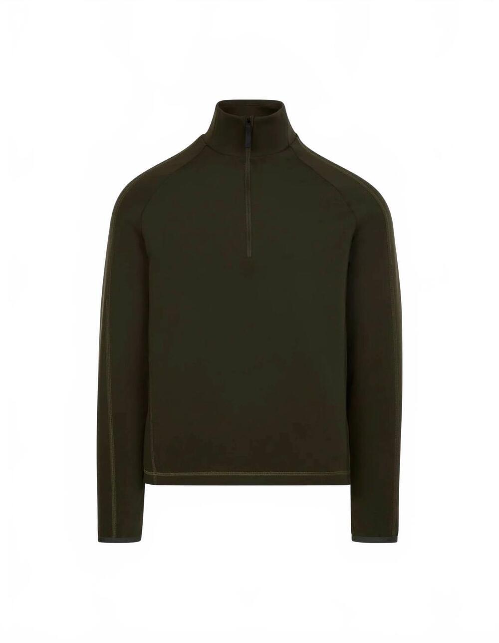 NEW AZTECH MOUNTAIN men's aztech half zip fleece sweatshirt in arlberg green